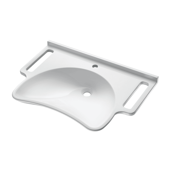 Delabie Wall Mounted MINERALCAST PMR Washbasin