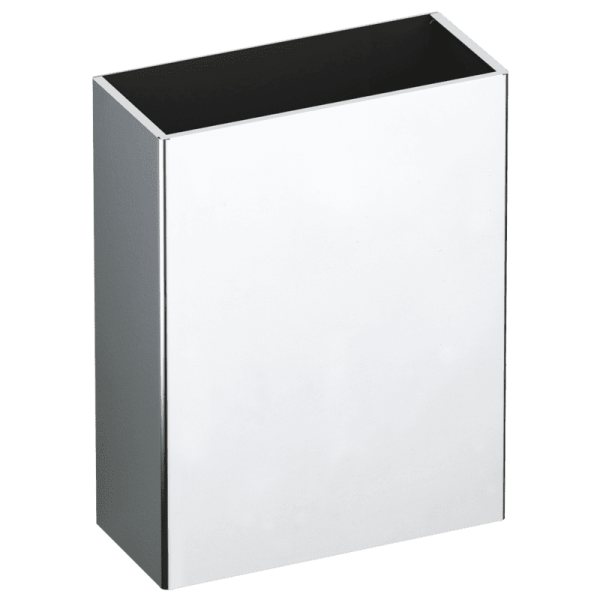 Delabie Wall Mounted Waste Bin 25 litres Bright Polished